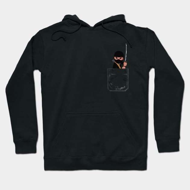 My Ninja Pocket Buddy Hoodie by Joaddo